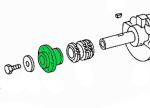 Hub (A 116 035 08 13), M117 K-Jetronic (117.986)
